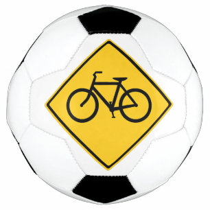 Ballon De Foot Bicyclette pour panneau routier