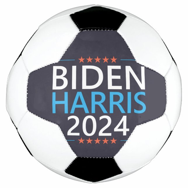 Ballon De Foot Biden Harris 2024 pour Président Élection US (Devant)