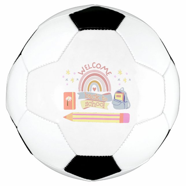 Ballon De Foot Bienvenue à l'école (Devant)