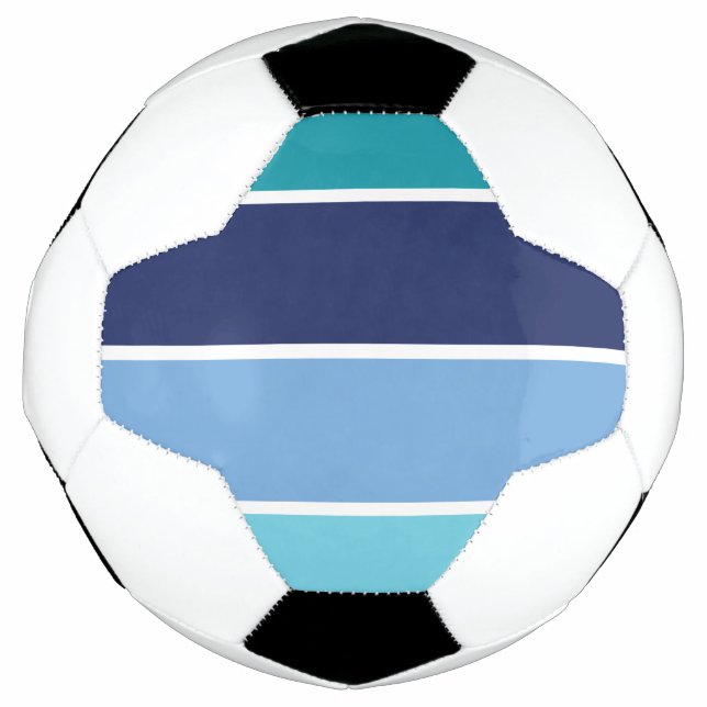 Ballon De Foot Bleu (Devant)