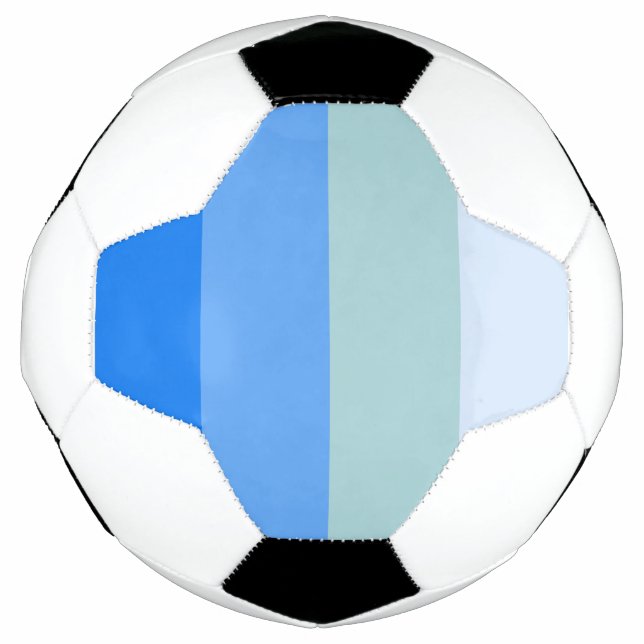 Ballon De Foot Bleu (Devant)