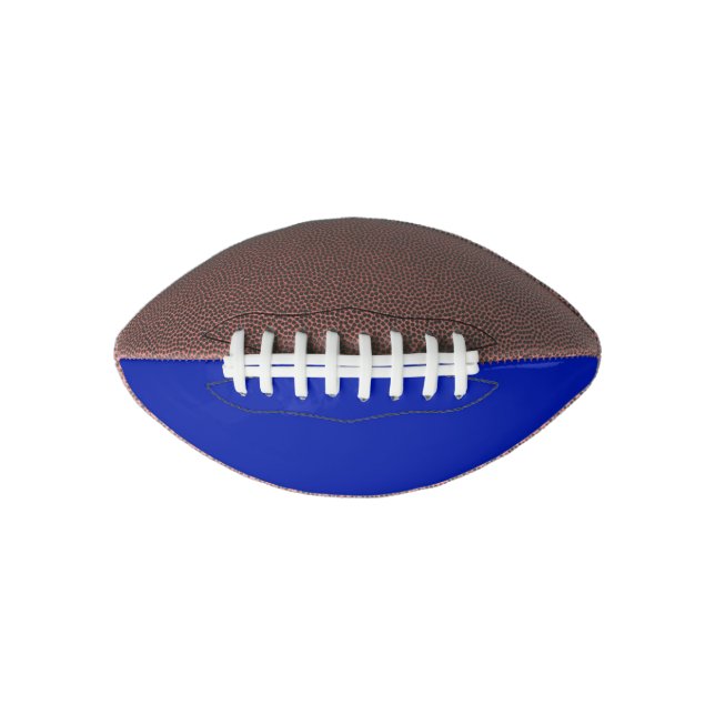 Ballon De Foot Bleu (Pantone) (couleur solide) (Devant)