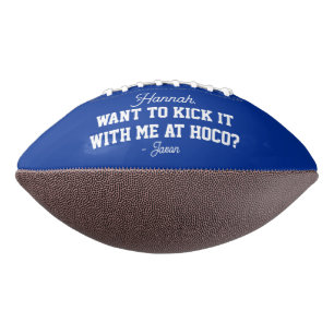 Ballon De Foot Blue Homecoming Proposition HOCO Prom Propositions