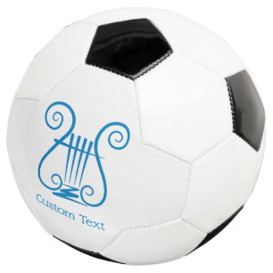 Ballon De Foot Blue Lyre
