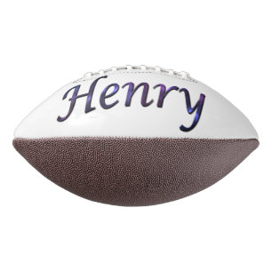Ballon De Foot Blue Starry Henry Nom, Football