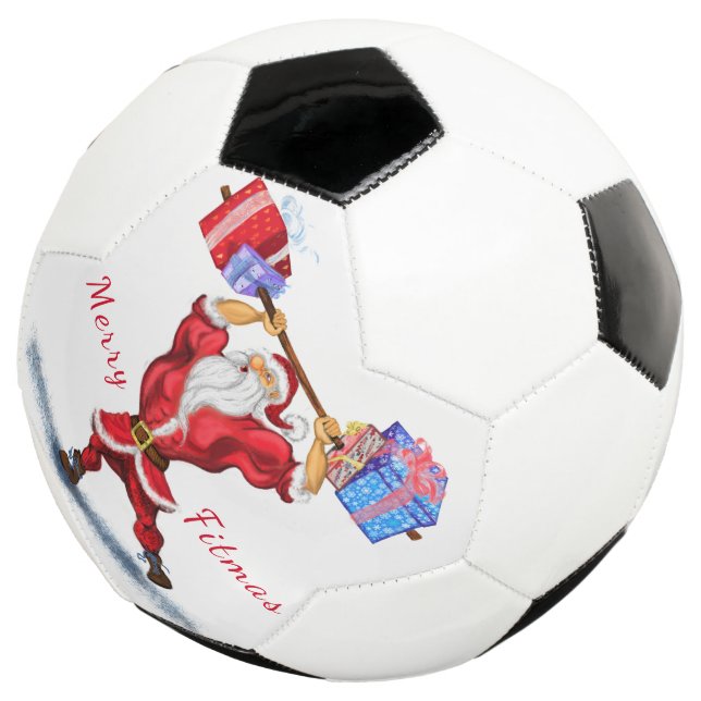 Ballon De Foot Bodybuilder de Noël de balle cadeau de football Pè (3/4)