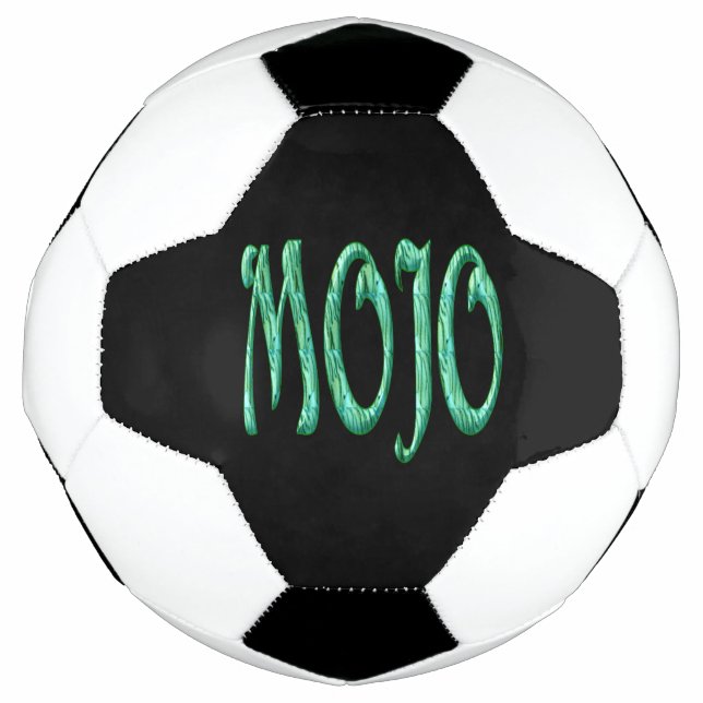 Ballon De Foot Boule de football noir Mojo (Devant)