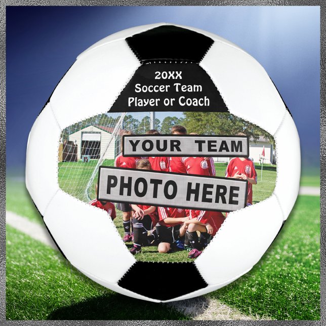 Ballon De Foot Boule de football personnalisée avec votre photo e (Senior Night Soccer Gifts. Soccer Coach Gifts. Photo Soccer Ball. Soccer Gifts for Seniors.)