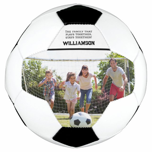 Ballon De Foot Boule de soccer photo personnalisée (Devant)