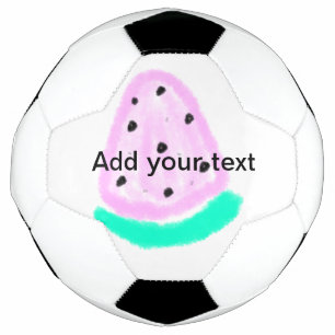 Ballon De Foot Boules de cercle aquarelle colorées minimales simp