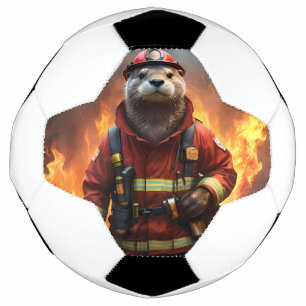Ballon De Foot **"Bravoure éclatante : Le pompier Otter"**