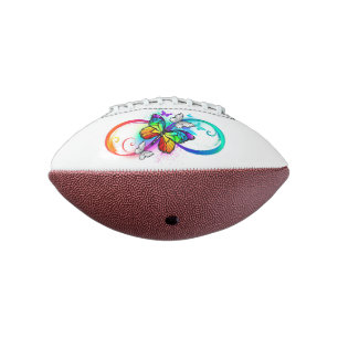 Ballon De Foot Bright infinity with rainbow butterfly