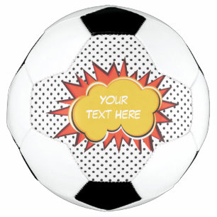 Ballon De Foot Bulle de texte personnalisée de l'explosion du li