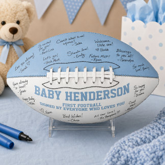 Ballon De Foot Cadeau de Baby Shower C'est Un Garçon Sport Bleu B