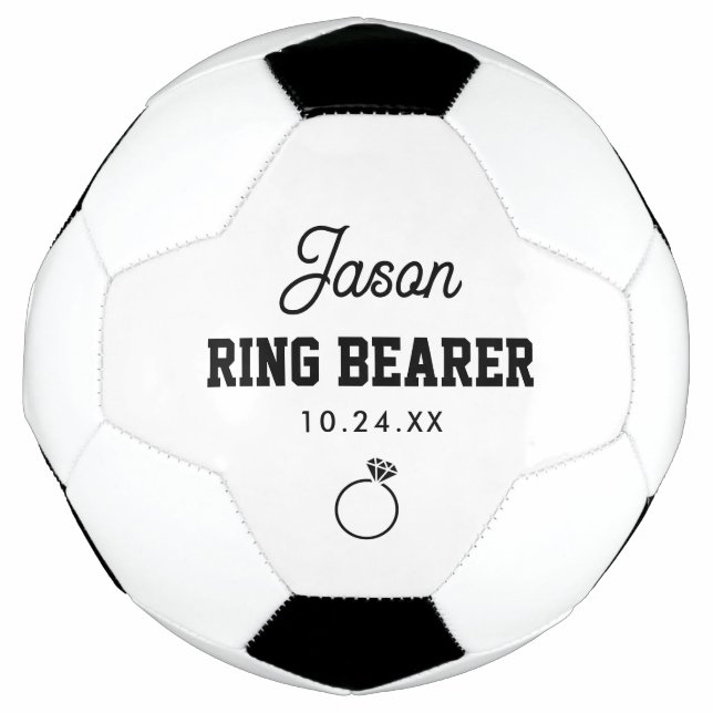 Ballon De Foot Cadeau de la bague de sécurité personnalisée (Devant)