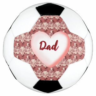 Ballon De Foot Cadeau floral personnalisé pour papa