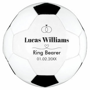 Ballon De Foot Cadeau Personnalisé de Porteur de Bague Balle de F