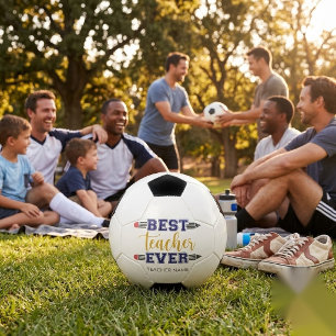 Ballon De Foot Cadeau personnalisé Meilleur Enseignant - Cadeau p
