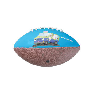 Ballon De Foot Camion de glace cartoon mignon et heureux