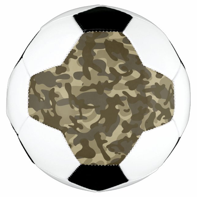 Ballon De Foot Camouflage central (Devant)