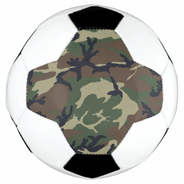 Ballon De Foot camouflage vert Brown (Devant)
