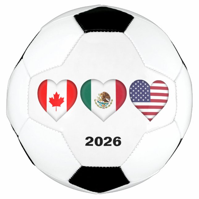 Ballon De Foot Canada Mexique États-Unis accueillant le tournoi d (Devant)