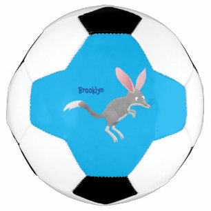 Ballon De Foot Caricature de bilby australien très heureuse