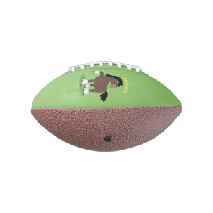 Ballon De Foot Caricature de cheval de trait de Cute Clydesdale