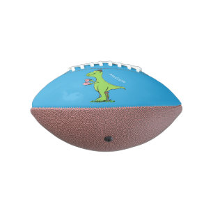 Ballon De Foot Caricature de dinosaure vert t rex