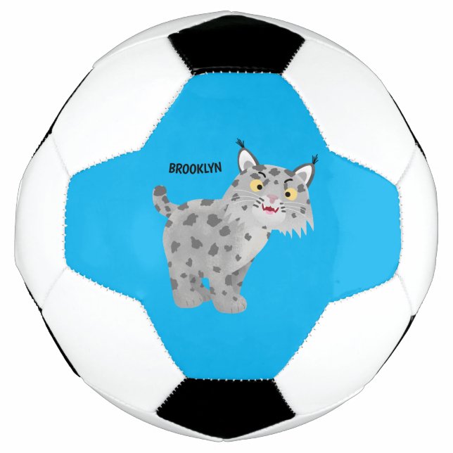 Ballon De Foot Caricature de lynx de lynx de lynx (Devant)