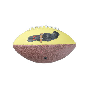 Ballon De Foot Caricature d'oiseau à queue rouge