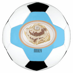 Ballon De Foot Caricature en rouleau de cannelle
