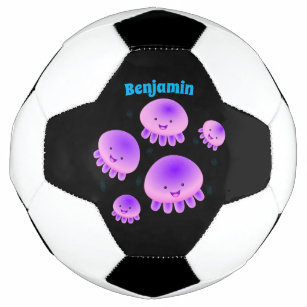 Ballons De Foot Kawaii Zazzle Fr