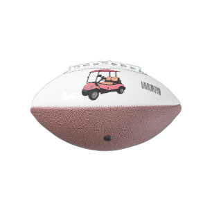 Ballon De Foot Carte de golf / dessin animé en voiturette de golf