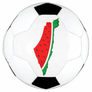 Ballon De Foot Carte de Palestine Watermelon Symbole de la libert