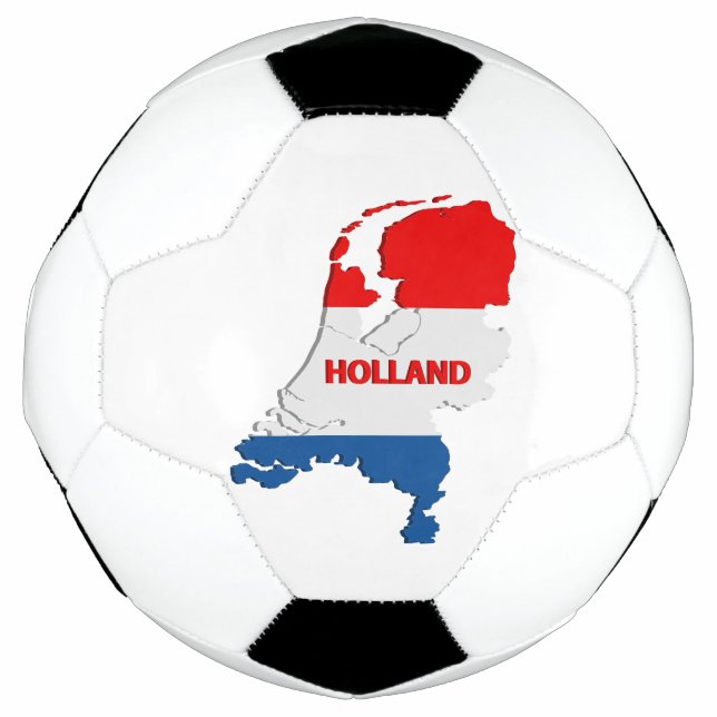 Ballon De Foot Carte des Pays-Bas (Devant)