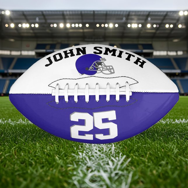 Ballon De Foot Casque bleu foncé bleu blanc ・ personnalisé (Créateur téléchargé)