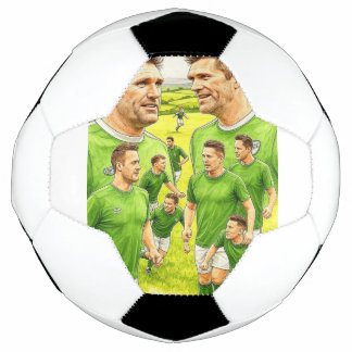 Ballon De Foot Célébration du football irlandais