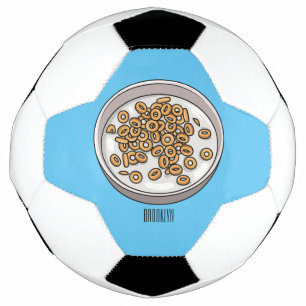 Ballon De Foot Cereal cartoon illustration
