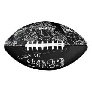 Ballon De Foot Chaleur Rose crâne Funky Gothic Grunge Graduatio