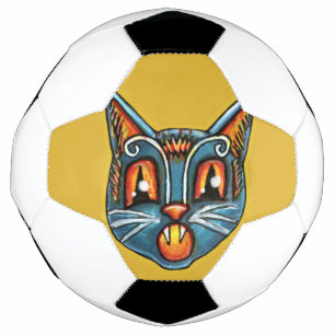 Ballon De Foot Chat à la roulette Vintage Halloweenies