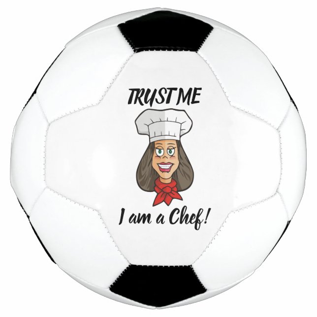Ballon De Foot Chef femme (Devant)