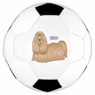 Ballon De Foot Chih tzu long cheveux dessin de chien