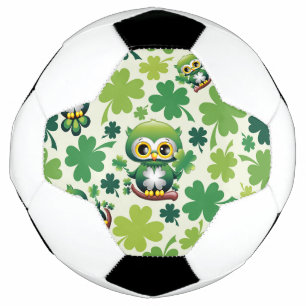 Ballon De Foot Chouette bébé mignon St Patrick dessin animé