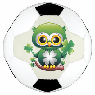 Ballon De Foot Chouette bébé St Patrick dessin animé mignon