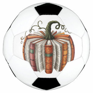Ballon De Foot Citrouille d'automne livre d'amour livre d'Hallowe