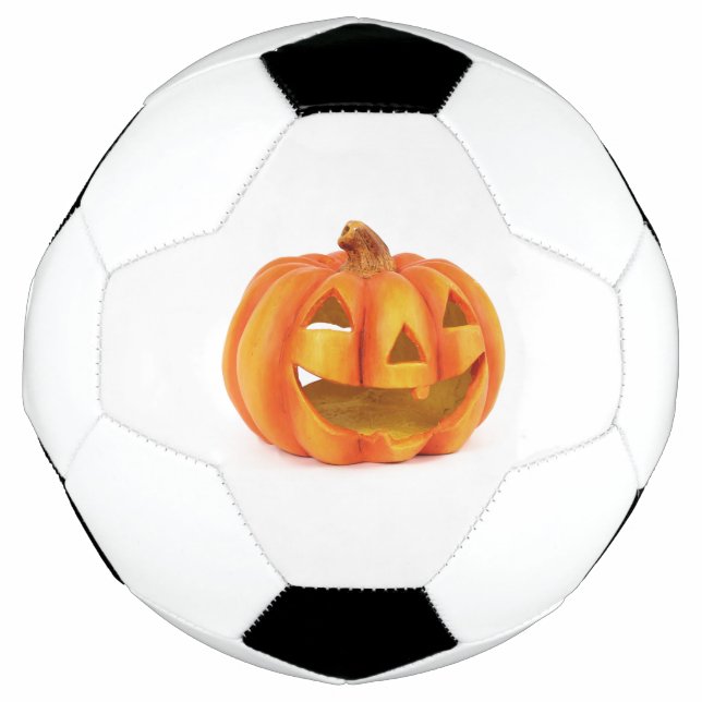 Ballon De Foot Citrouille souriant Jack-o'-lantern Halloween (Devant)