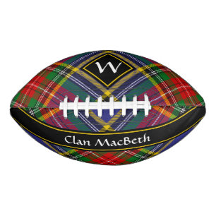 Ballon De Foot Clan MacBeth Tartan Football