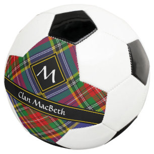 Ballon De Foot Clan MacBeth Tartan Soccer Ball