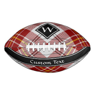 Ballon De Foot Clan MacPherson Robe Rouge Tartan Football